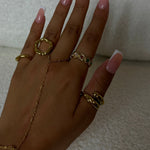 Gold Rainbow Ring - ILLUSIVE JEWELS USA