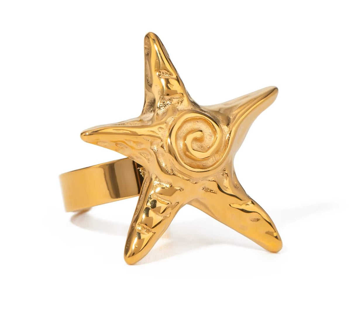 Gold Sable Starfish Ring - ILLUSIVE JEWELS USA