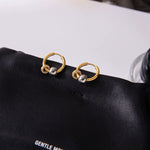 Gold - Silver Crystal Hoop Earrings - ILLUSIVE JEWELS USA