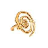 Gold Spiral Ring - ILLUSIVE JEWELS USA