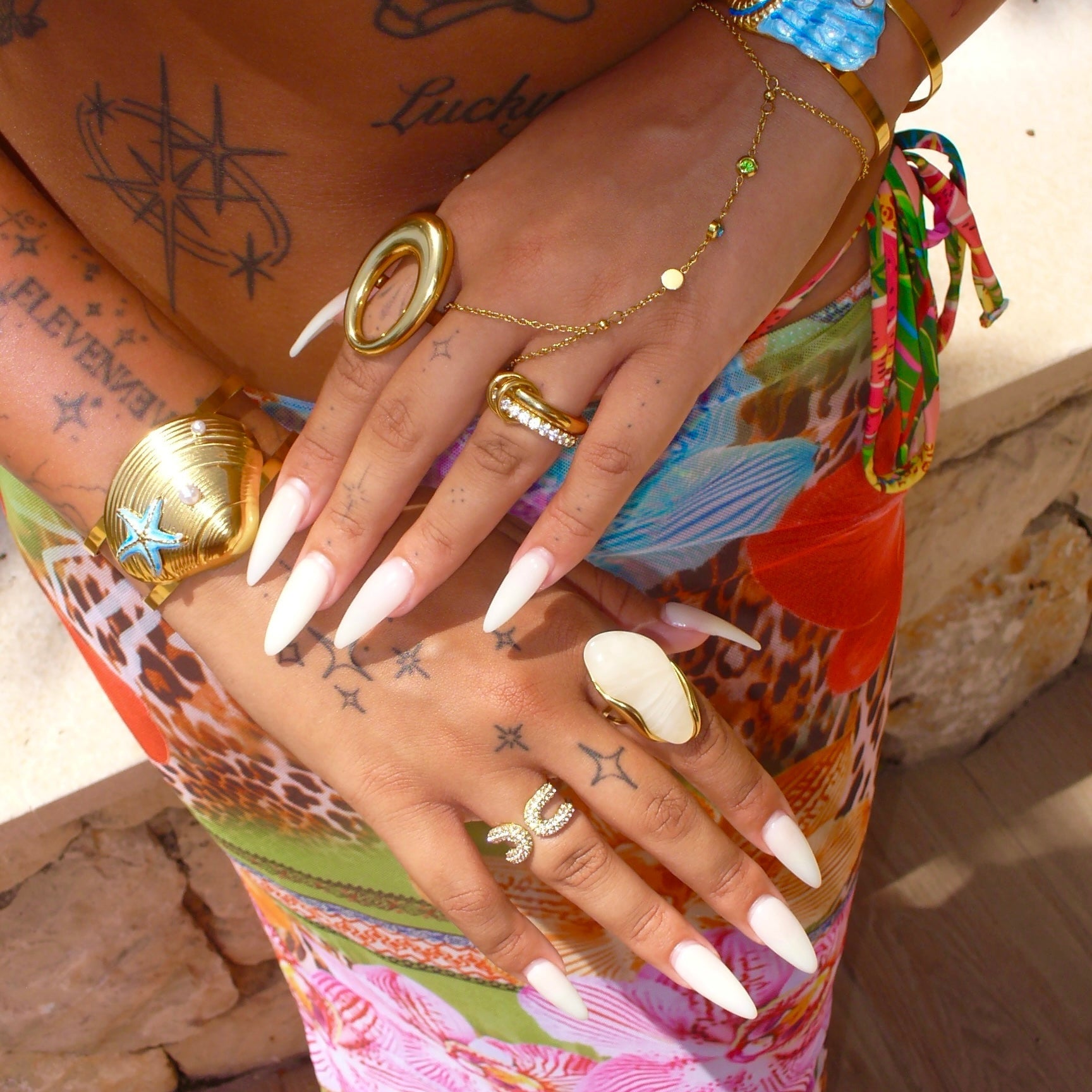 Gold Stack It Ring - ILLUSIVE JEWELS USA