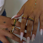 Gold Stack It Ring - ILLUSIVE JEWELS USA