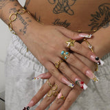 Gold Star Ring - ILLUSIVE JEWELS USA