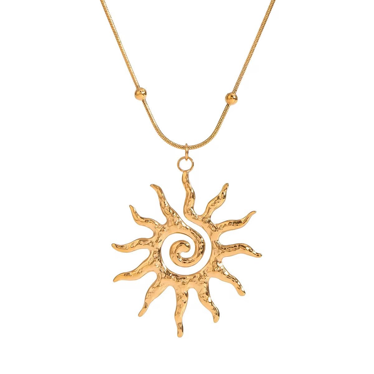 Gold Sunshine Necklace - ILLUSIVE JEWELS USA