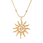 Gold Sunshine Necklace - ILLUSIVE JEWELS USA