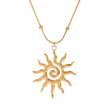 Gold Sunshine Necklace - ILLUSIVE JEWELS USA