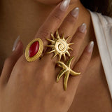 Gold Sunshine Ring - ILLUSIVE JEWELS USA