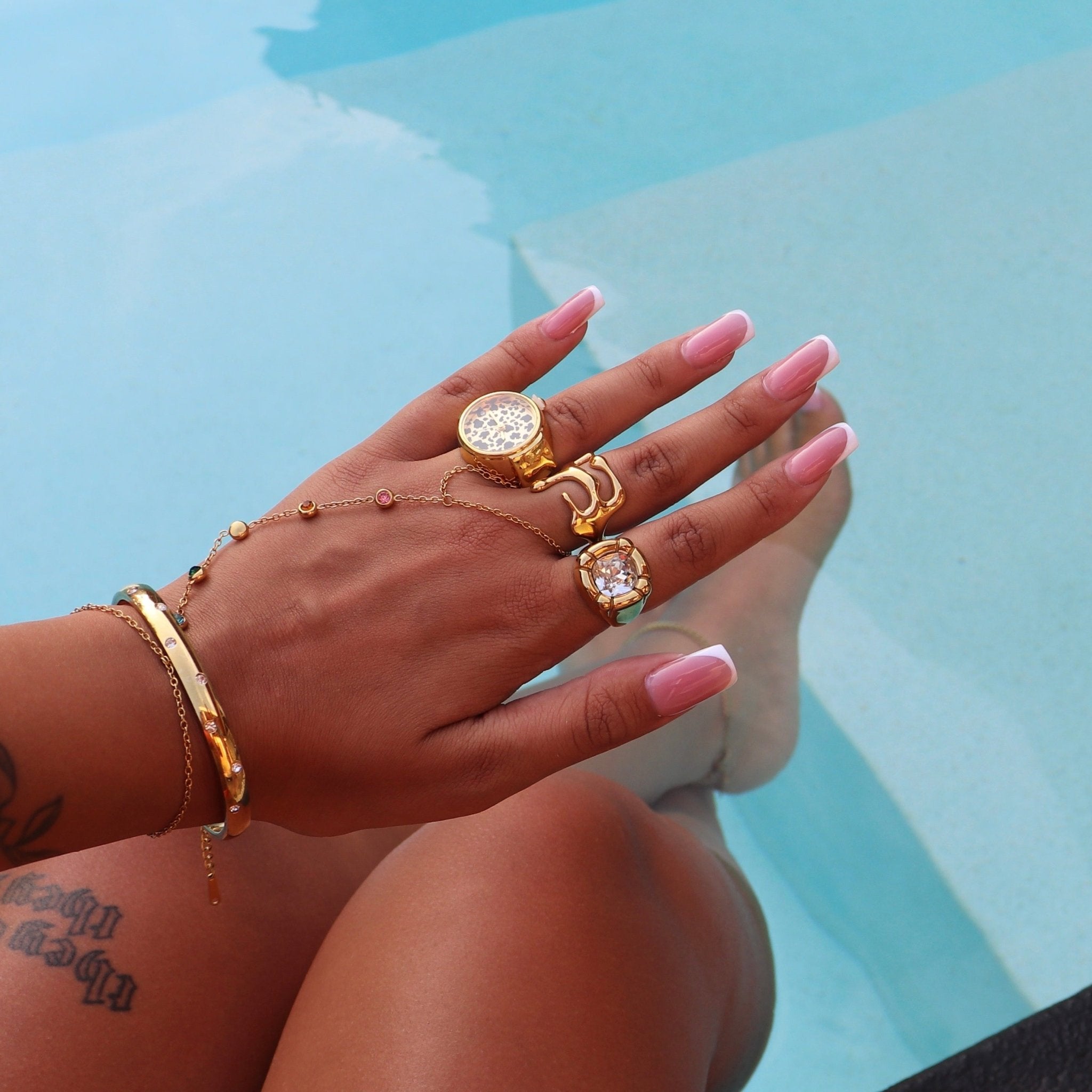 Gold Treasure Ring - ILLUSIVE JEWELS USA