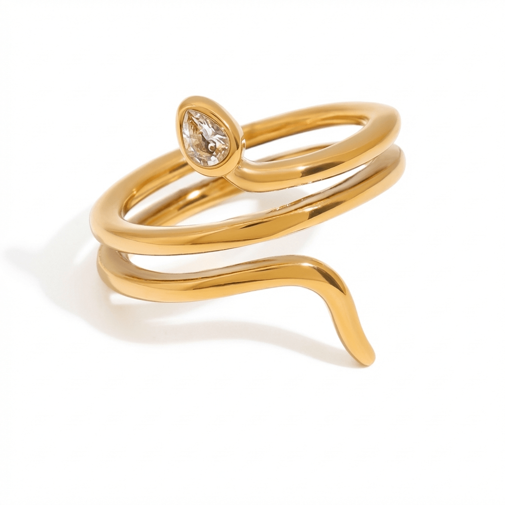 Iris Gold Wrap Ring - ILLUSIVE JEWELS USA