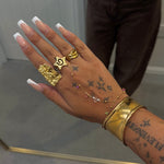 Iris Hand Chain - ILLUSIVE JEWELS USA