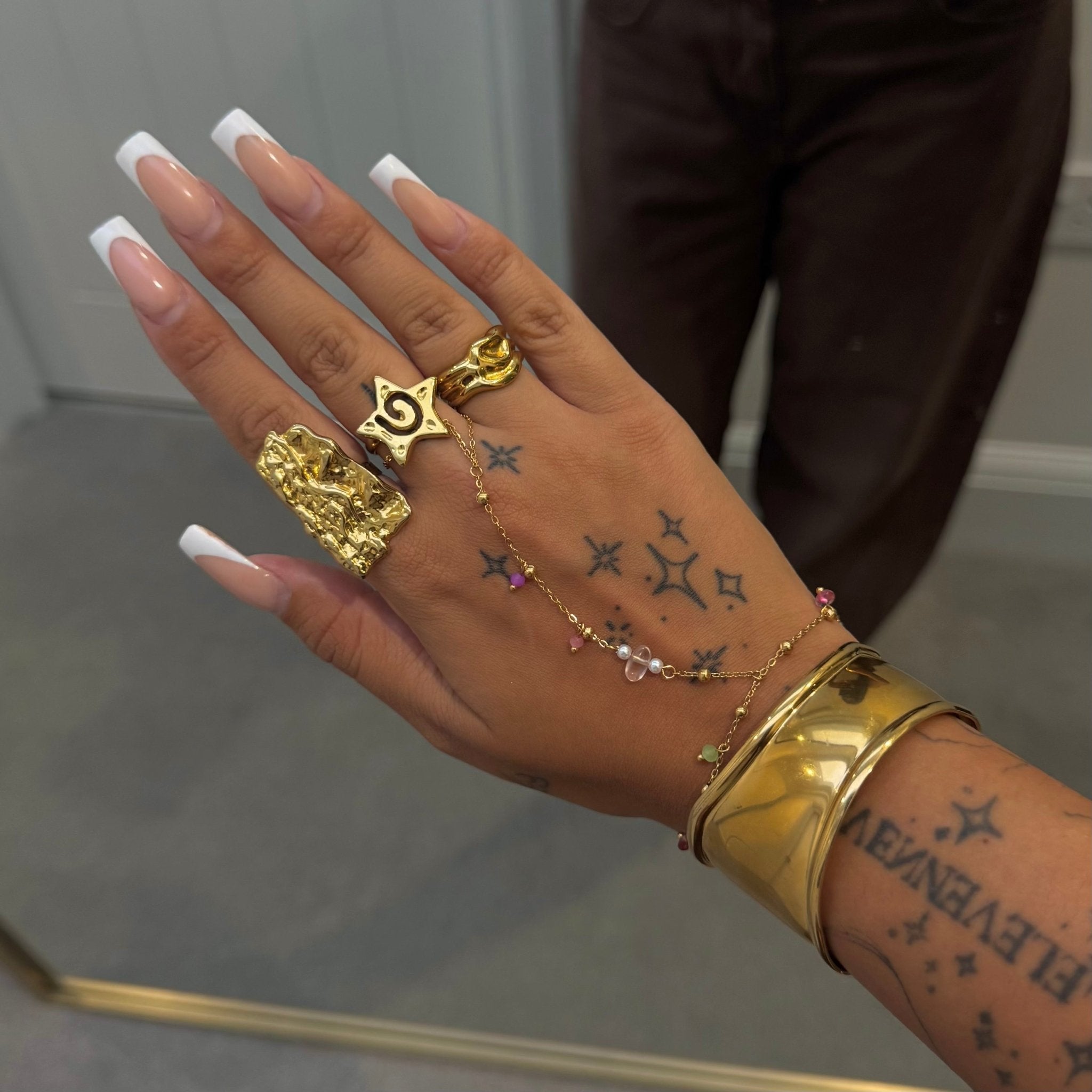 Iris Hand Chain - ILLUSIVE JEWELS USA