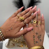 Jade Hand Chain - ILLUSIVE JEWELS USA