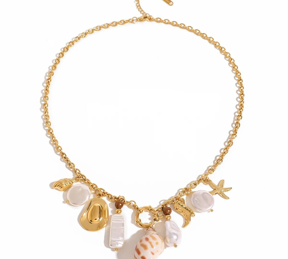 Love from the Sea Charm Necklace - ILLUSIVE JEWELS USA