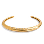 Lyra Gold Bangle - ILLUSIVE JEWELS USA