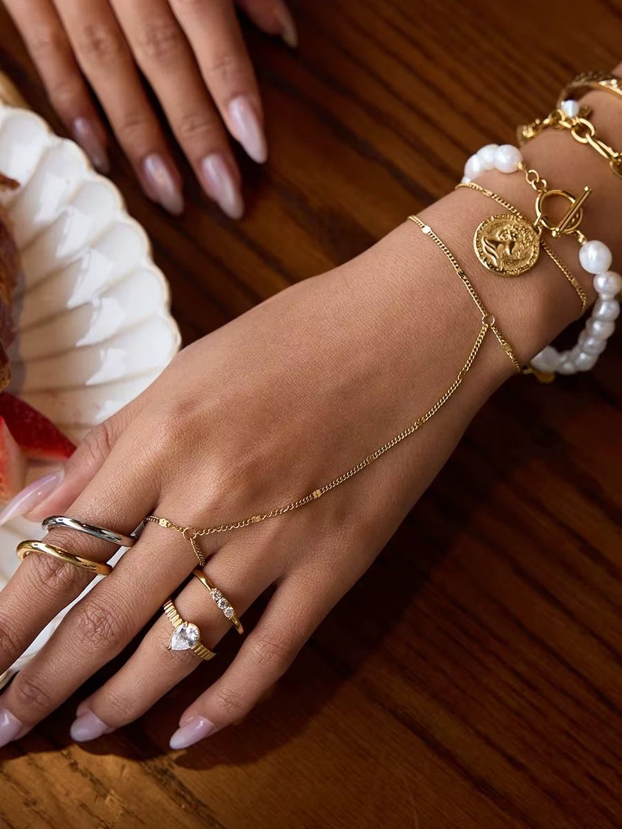 Mara Mixed Metal Ring Set - ILLUSIVE JEWELS USA