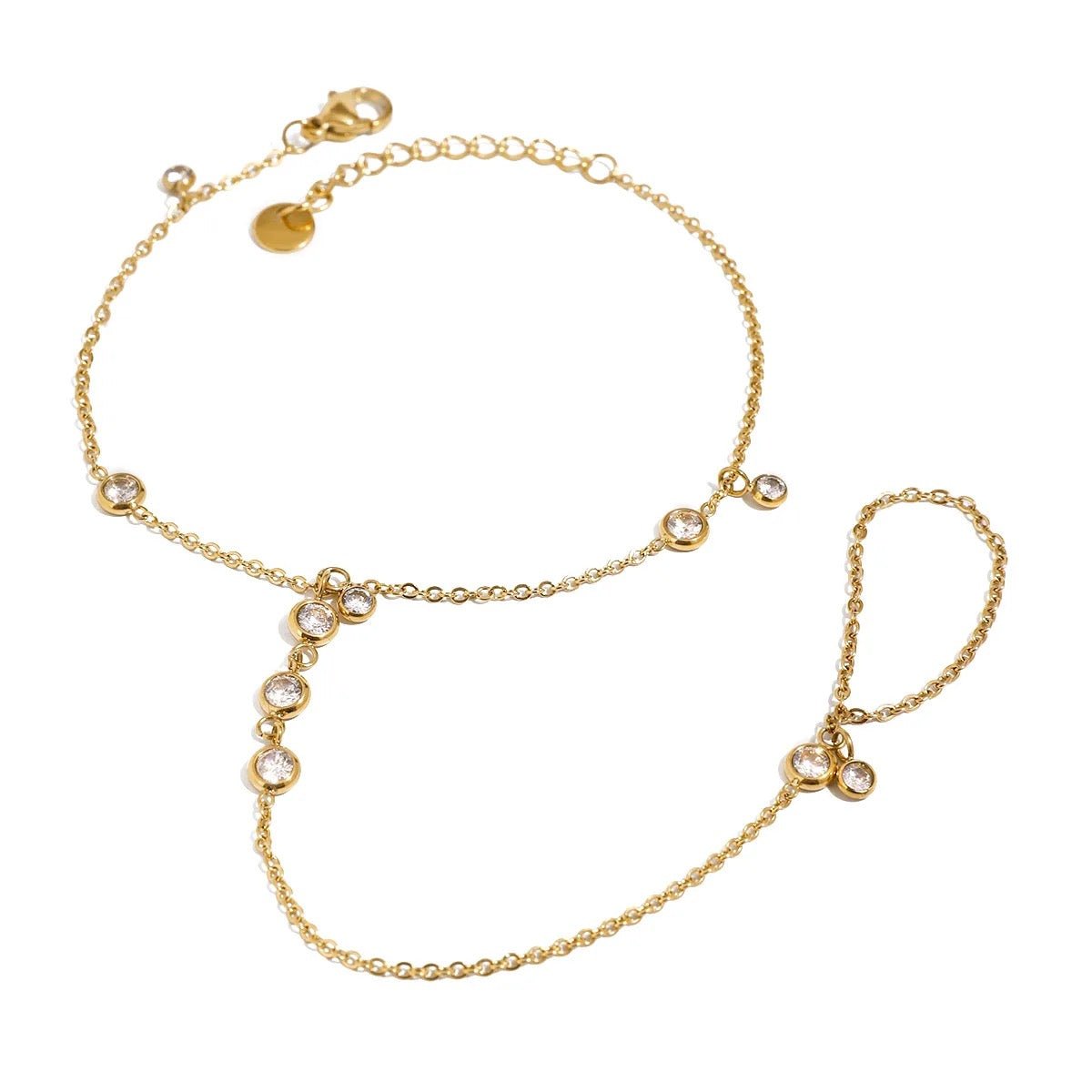 Nelly Gold Hand Chain - ILLUSIVE JEWELS USA