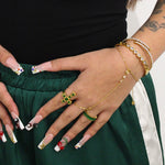 Nelly Gold Hand Chain - ILLUSIVE JEWELS USA