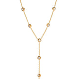 Nova Dangling Gemstone Necklace - ILLUSIVE JEWELS USA