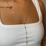 Nova Dangling Gemstone Necklace - ILLUSIVE JEWELS USA