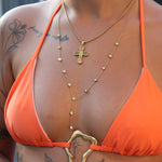 Nova Dangling Gemstone Necklace - ILLUSIVE JEWELS USA