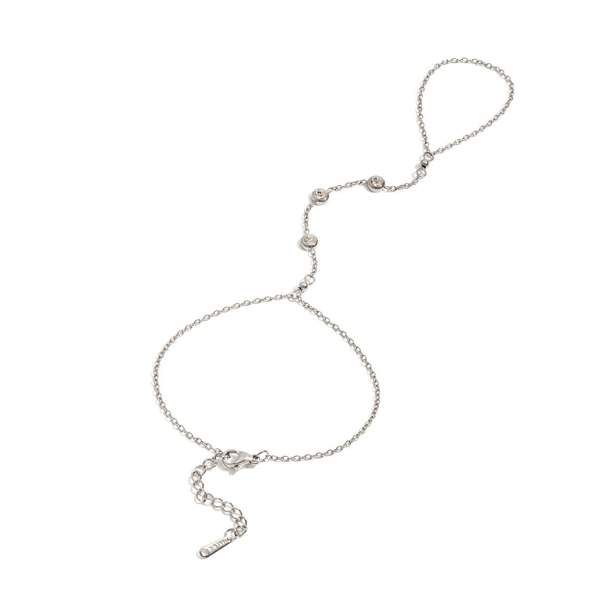 Nova Silver Hand Chain - ILLUSIVE JEWELS USA