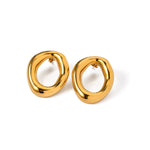 Organic Studs Earrings - ILLUSIVE JEWELS USA