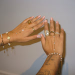 Pearl Hand Chain - ILLUSIVE JEWELS USA
