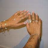Pearl Hand Chain - ILLUSIVE JEWELS USA