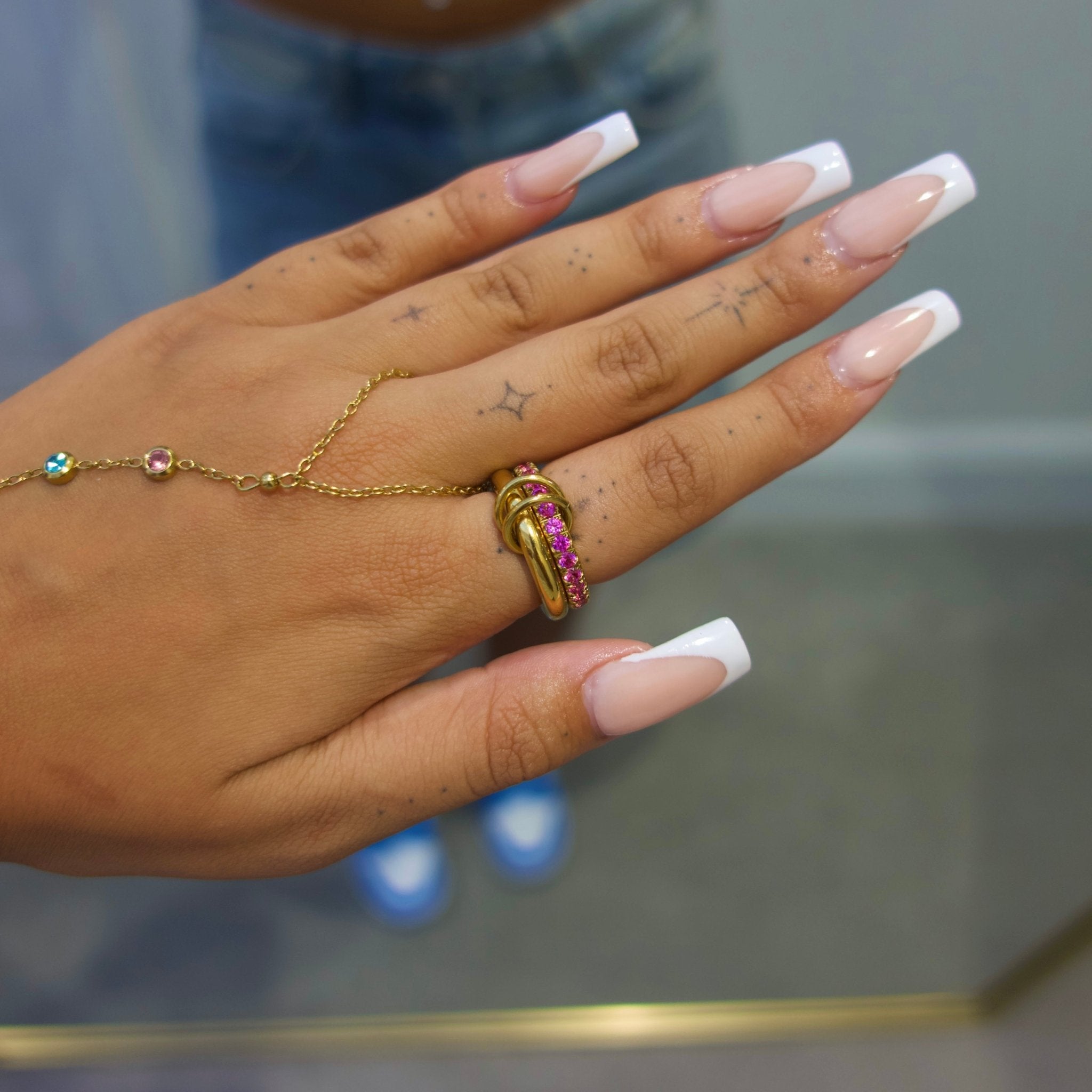 Pink Stack It Ring - ILLUSIVE JEWELS USA