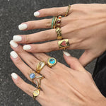 Romy Gold Heart Ring - ILLUSIVE JEWELS USA
