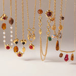 Sienna Gold Charm Necklace - ILLUSIVE JEWELS USA