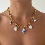Sienna Gold Charm Necklace - ILLUSIVE JEWELS USA