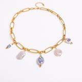 Sienna Gold Charm Necklace - ILLUSIVE JEWELS USA