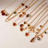 Sienna Gold Charm Necklace - ILLUSIVE JEWELS USA