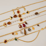 Sienna Gold Charm Necklace - ILLUSIVE JEWELS USA