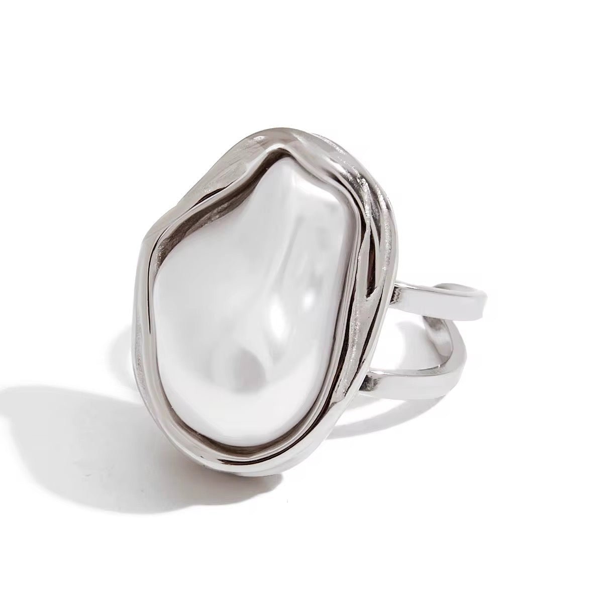 Silver Pearl Ring - ILLUSIVE JEWELS USA