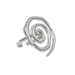 Silver Spiral Ring - ILLUSIVE JEWELS USA