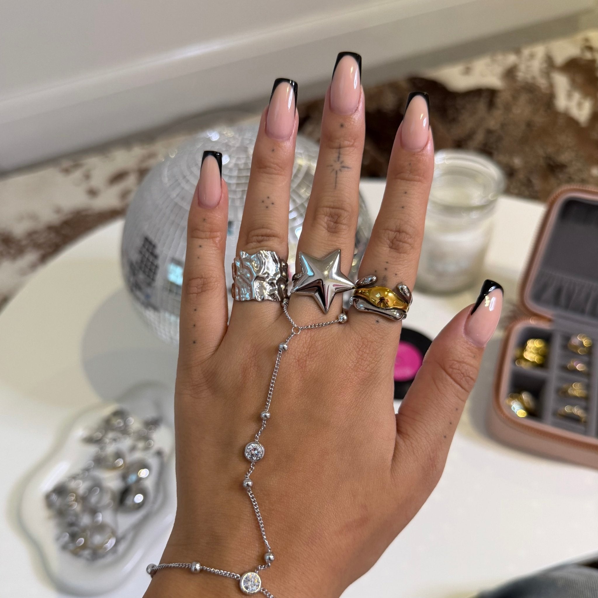 Silver Star Ring - ILLUSIVE JEWELS USA