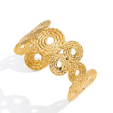 Soleia Gold Bangle - ILLUSIVE JEWELS USA