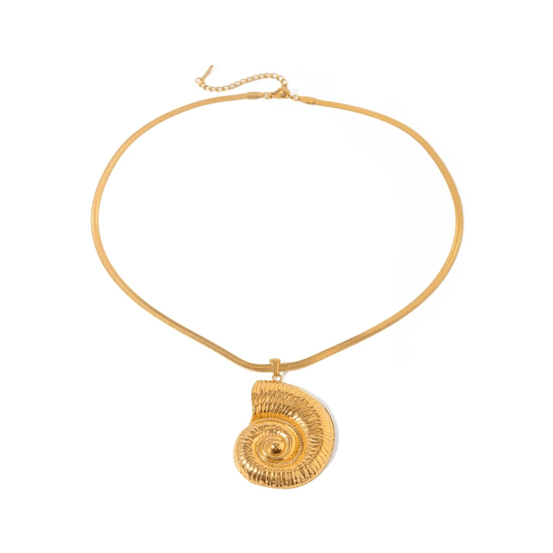 Spiral Conch Necklace - ILLUSIVE JEWELS USA