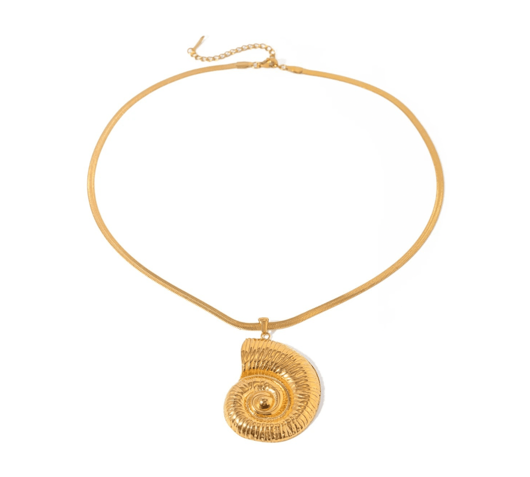 Spiral Conch Necklace - ILLUSIVE JEWELS USA