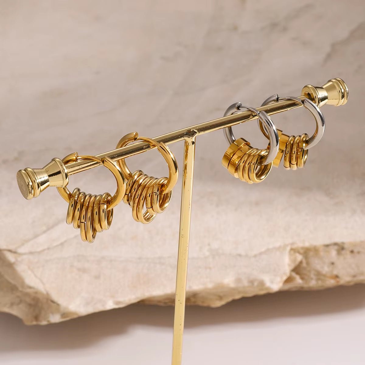 Stack It Earrings - ILLUSIVE JEWELS USA