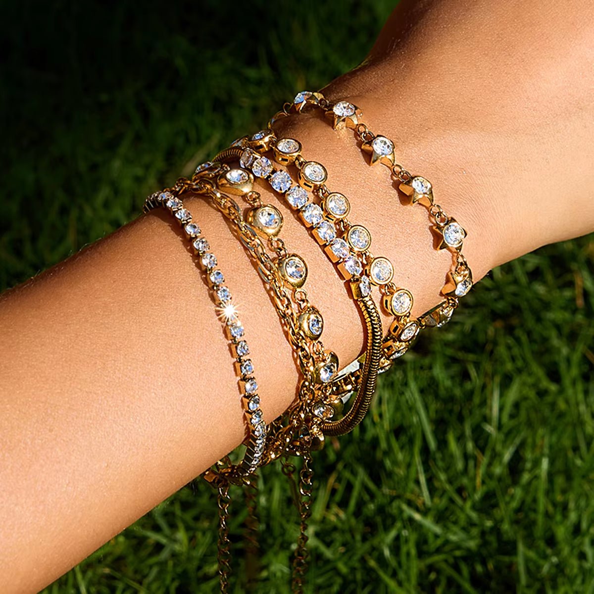 Star Tennis Bracelet - ILLUSIVE JEWELS USA