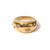 Starburst Rope Ring - ILLUSIVE JEWELS USA