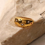 Starburst Rope Ring - ILLUSIVE JEWELS USA