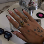 Starla Mixed Metal Ring - ILLUSIVE JEWELS USA