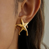 Stella Drip Star Stud Earrings - ILLUSIVE JEWELS USA