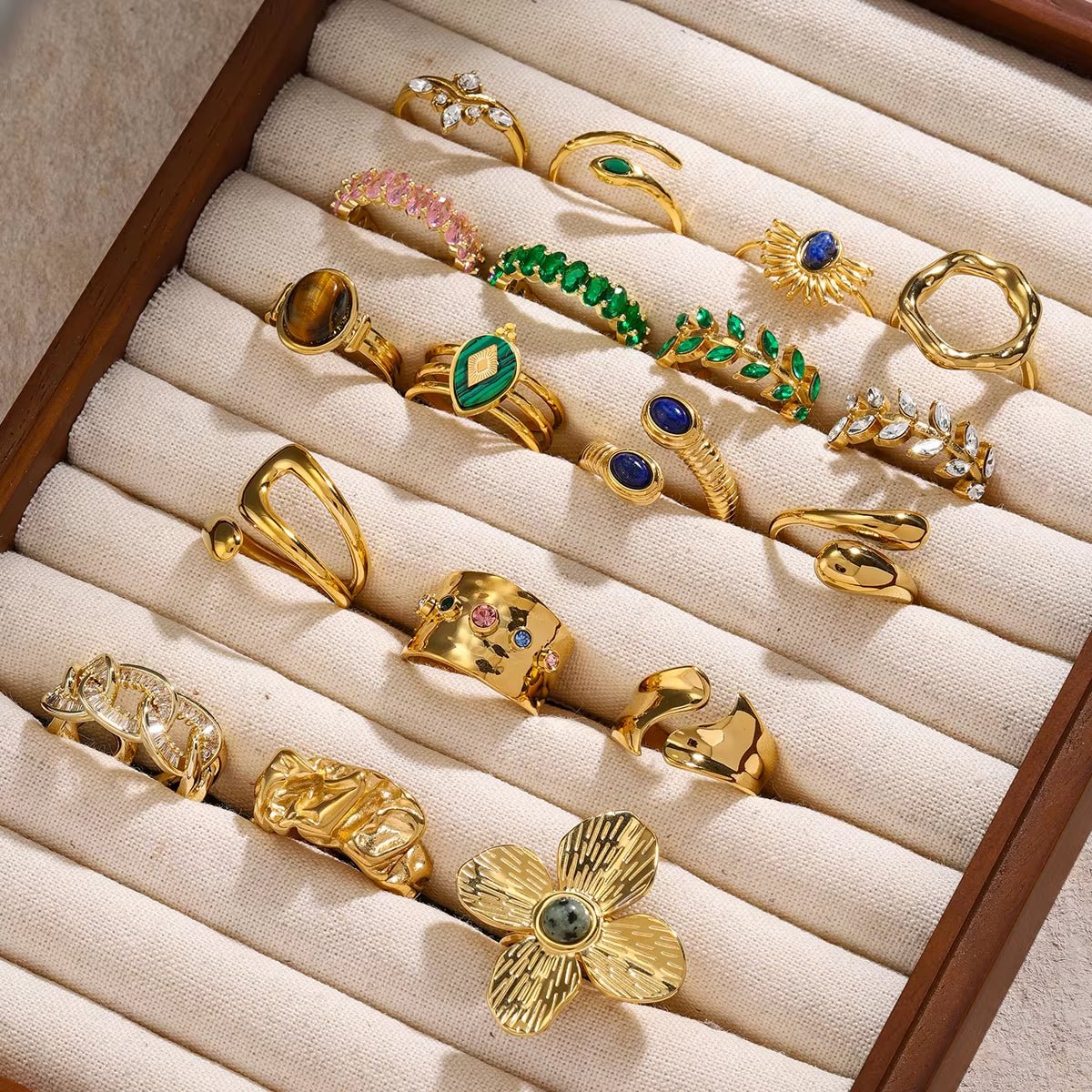 Talia Gold Ring - ILLUSIVE JEWELS USA