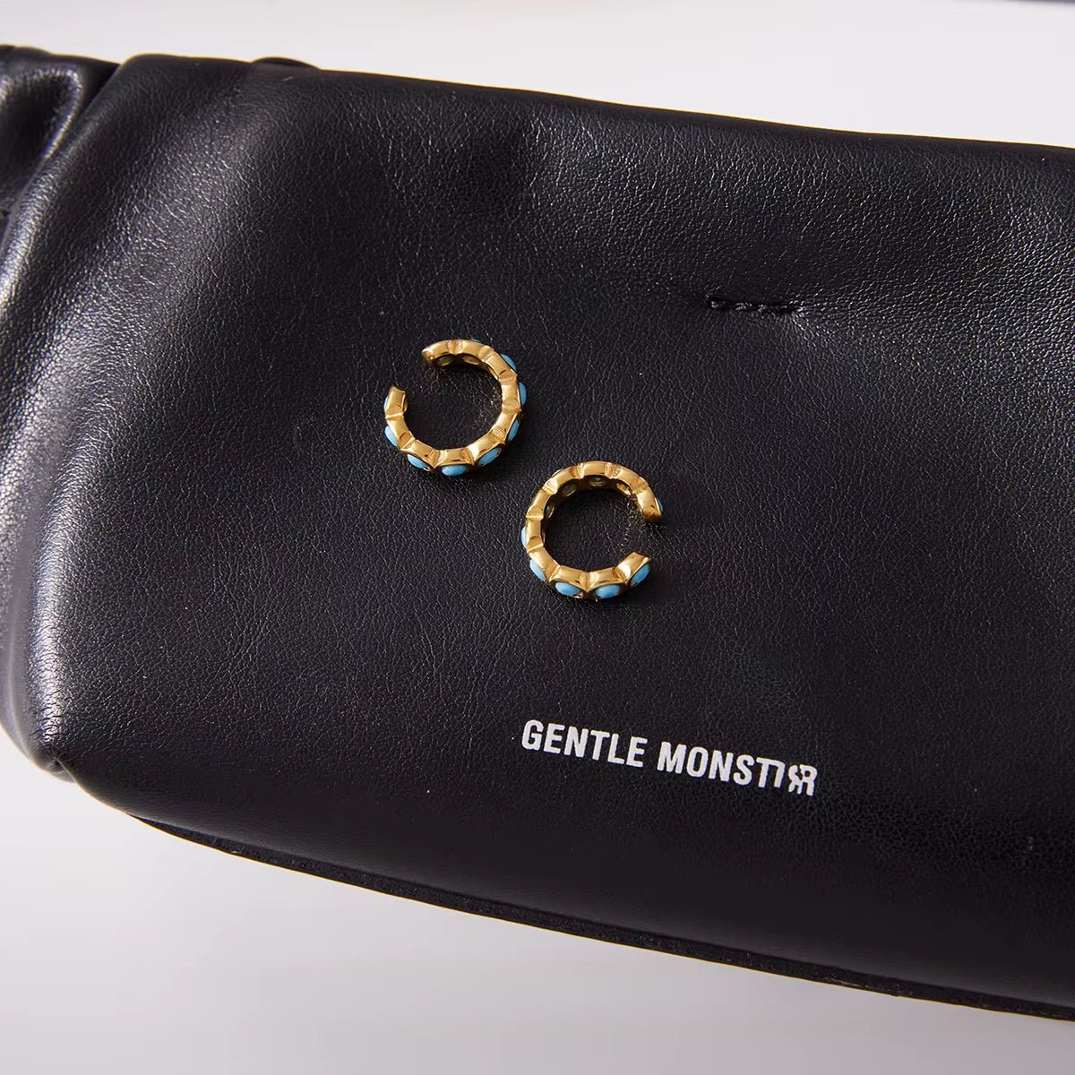 Talia Turquoise Hoops - ILLUSIVE JEWELS USA