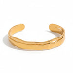 Talulah Gold Cuff Bracelet - ILLUSIVE JEWELS USA